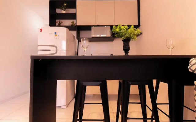 Flat no Tatuap com Wi-fi Academia e Smart Lock