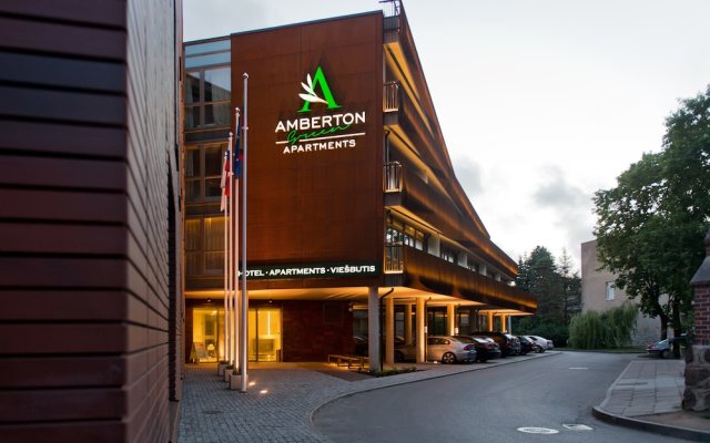 Апарт-отель Amberton Green Паланга Литва, Паланга - отзывы, цены и фото номеров - забронировать отель Апарт-отель Amberton Green Паланга онлайн вид на фасад