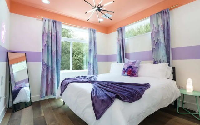 Stylish Eastside Getaway w Backyard, Firepit & BBQ