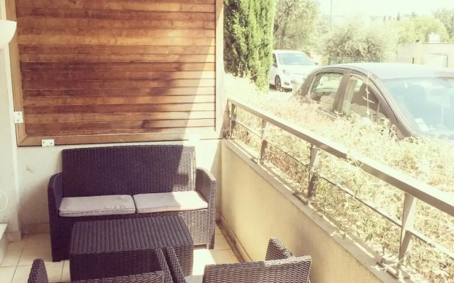 Appt Cosy Terrasse Parking CHU Mtp
