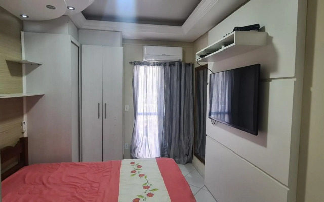 Apartamento em Caraguatatuba em Frente a Praia para 9 pessoas