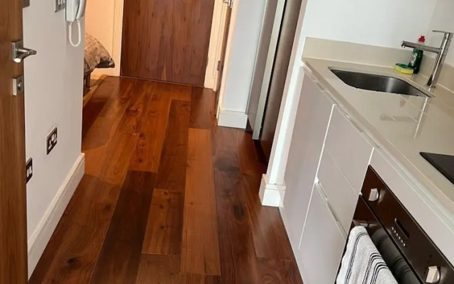 Studio Apartment w/ Balcony In Canary Wharf