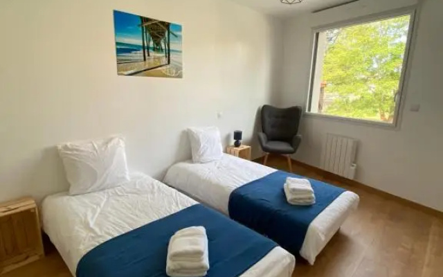 Bel appartement à 200m de la plage