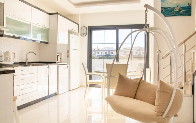 Sleek Villa with Private Pool and Garden in Cesme