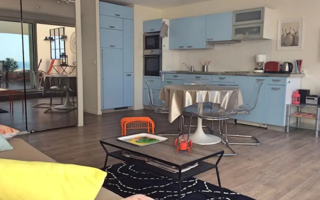 Appartement terrasse vue mer 180 degres