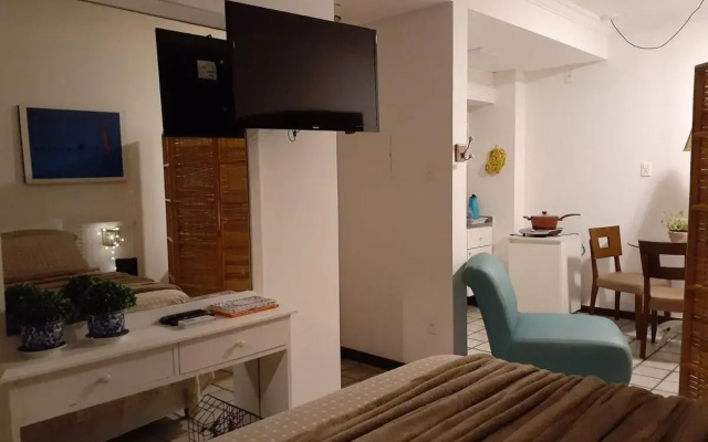 Studio charmoso férias e trabalho