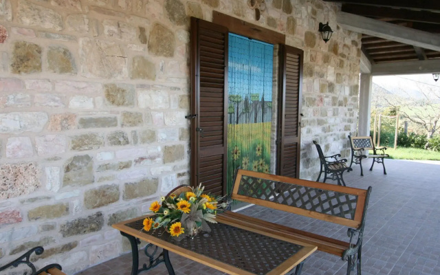 Scenic holiday home in Cagli with roofed terrace and bbq