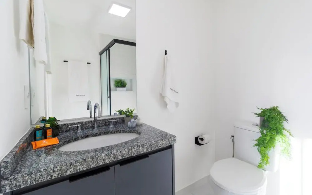 Modern, fully equipped, and well-lit with AC and gym