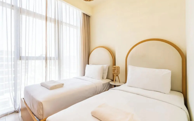Condo With Burj Khalifa View In City