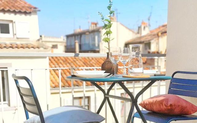 Grand 2 chambres avec terrasse Parc Longchamp