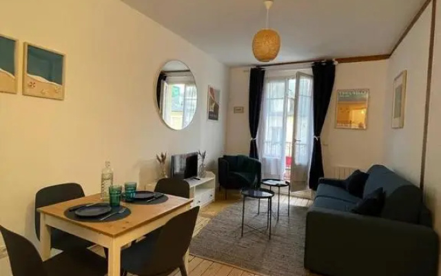 Le « Blanc Bleu »-Charmant 2 Pieces /3 Min Gare