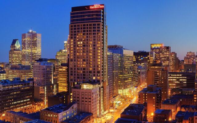 Отель Hilton Garden Inn Montreal Centre-Ville Канада, Монреаль - отзывы, цены и фото номеров - забронировать отель Hilton Garden Inn Montreal Centre-Ville онлайн вид на фасад