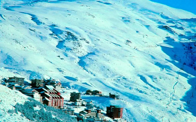 In the Middle of the ski Resort