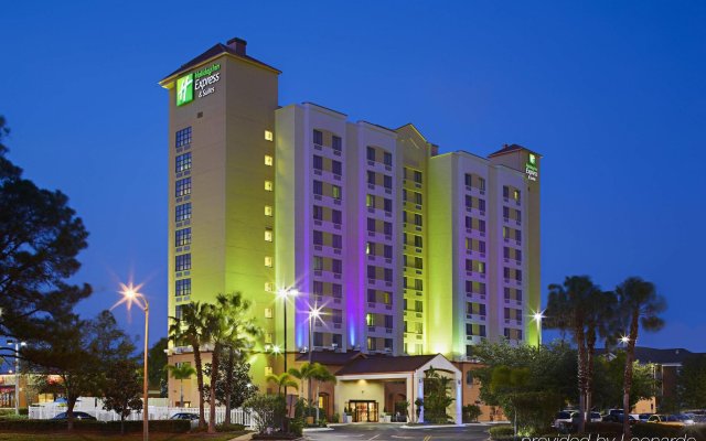 Отель Holiday Inn Express & Suites Nearest Universal Orlando, an IHG Hotel США, Орландо - 1 отзыв об отеле, цены и фото номеров - забронировать отель Holiday Inn Express & Suites Nearest Universal Orlando, an IHG Hotel онлайн вид на фасад