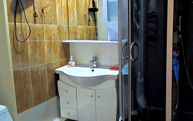 White apartment with panoramic view in the center