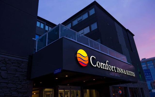 Отель Comfort Inn & Suites Downtown Edmonton вид на фасад