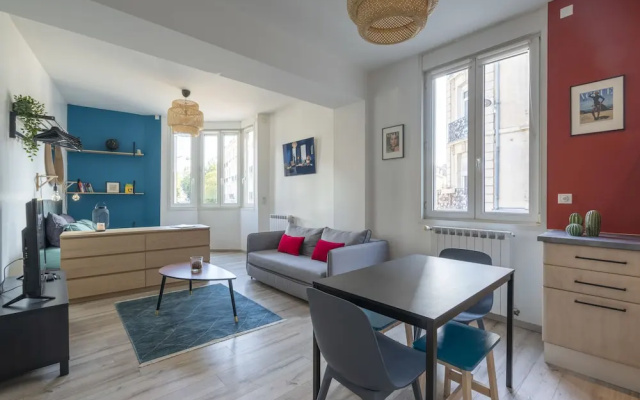 Studio Portes Vieille Ville de Nancy: calme, cosy et lumineux