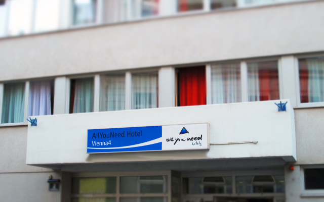 Отель AllYouNeed Hotel Vienna 4 Австрия, Вена - - забронировать отель AllYouNeed Hotel Vienna 4, цены и фото номеров вид на фасад