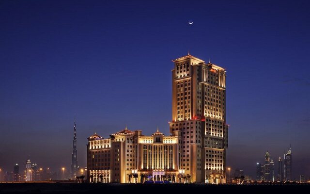 Отель Marriott Executive Apts Al Jaddaf Дубай вид на фасад