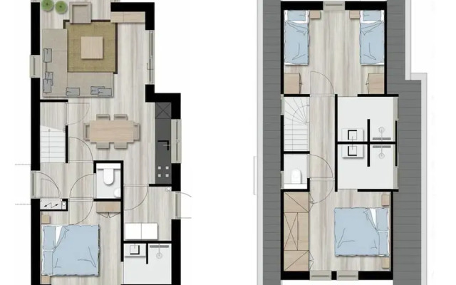 Luxurious, Stately Villa With Washing Machine, on a Holiday Park, Beach at 1 km
