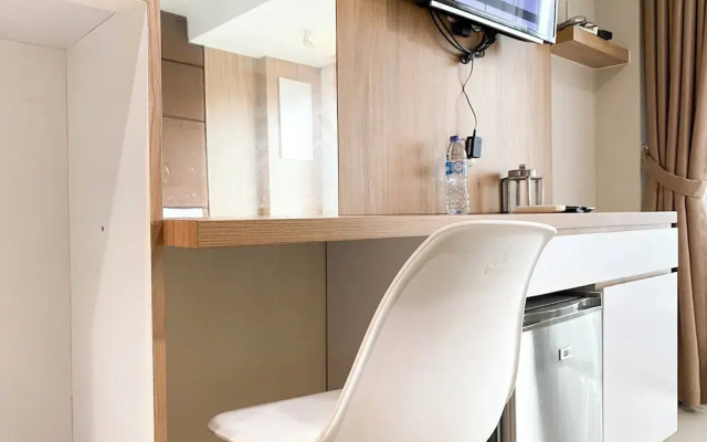 Wooden Style Studio At Lrt City Bekasi Apartment