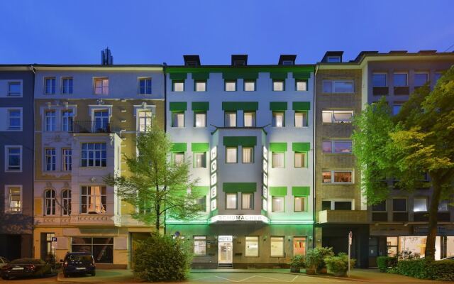 Отель Schumacher Düsseldorf Германия, Дюссельдорф - отзывы, цены и фото номеров - забронировать отель Schumacher Düsseldorf онлайн вид на фасад