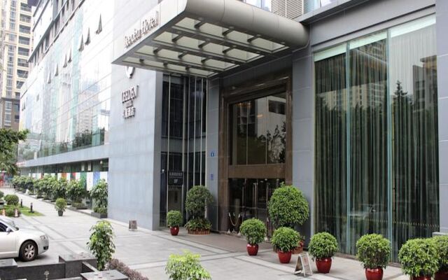 Leeden Hotel Guangzhou вид на фасад