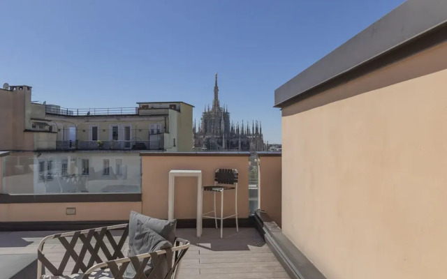 Central Tower S Babila - Elegant 2bdr With Rooftop Terrace