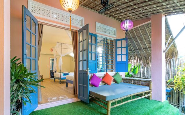 Отель An Bang Beach Happy Village вид на фасад