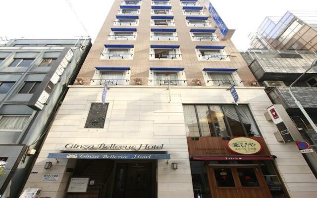Отель Ginza Bellevue Hotel Япония, Токио - отзывы, цены и фото номеров - забронировать отель Ginza Bellevue Hotel онлайн вид на фасад