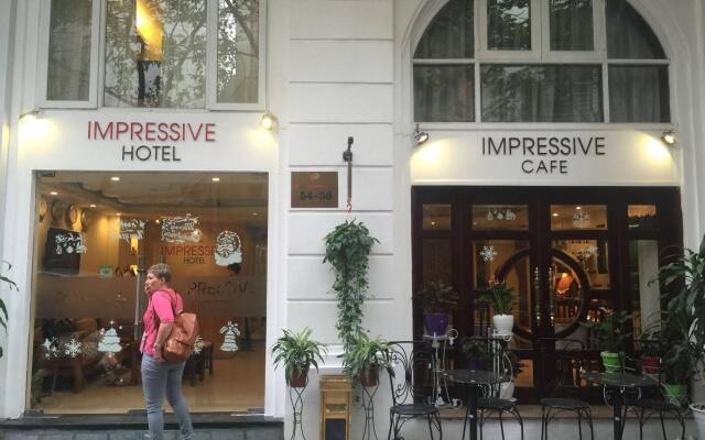 Отель Hanoi Impressive Hotel Вьетнам, Ханой - отзывы, цены и фото номеров - забронировать отель Hanoi Impressive Hotel онлайн вид на фасад