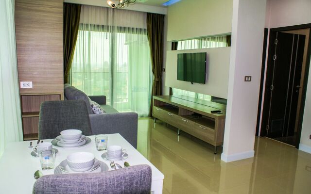 Отель Dusit Grand Condo View Jomtien Паттайя комната для гостей