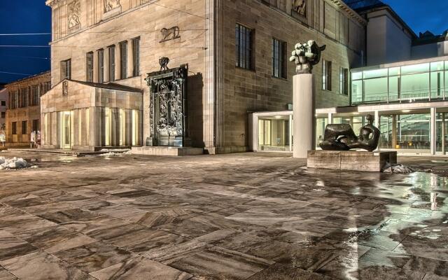 Апартаменты Business Y Holiday Apartments Zürich Цюрих вид на фасад