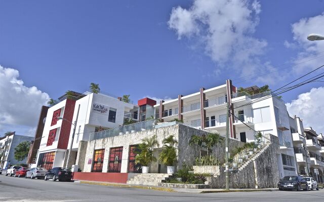 Отель Cache Hotel Boutique - Только для взрослых Мексика, Плая-дель-Кармен - отзывы, цены и фото номеров - забронировать отель Cache Hotel Boutique - Только для взрослых онлайн вид на фасад