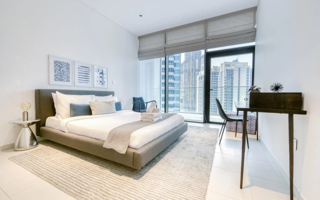 Luxury Apt W Burj Khalifa Vw Dubai Canal Access