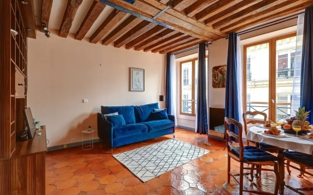Modern 1BR near Centre Pompidou