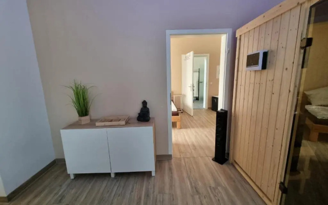Apartment mit Whirlpool, Wasserbett & Sauna