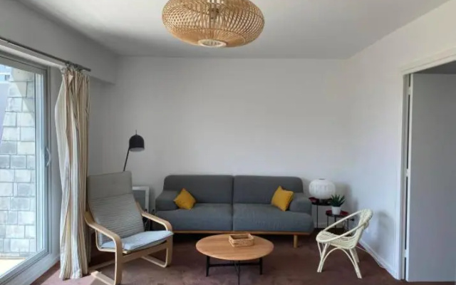 Appart 4 pers avec balcon et parking proche plage