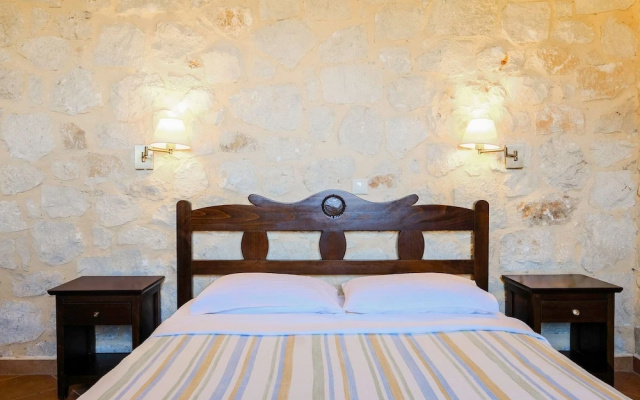 Stone Holiday Home in Lagkada with Garden Offering Sea Views