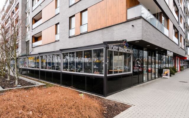Апартаменты P&O Apartments Gieldowa вид на фасад