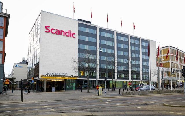 Отель Scandic Europa Гётеборг вид на фасад