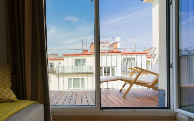 Отель Vienna Residence Stylish apartment with terrace and air conditioning n Австрия, Вена - отзывы, цены и фото номеров - забронировать отель Vienna Residence Stylish apartment with terrace and air conditioning n онлайн комната для гостей