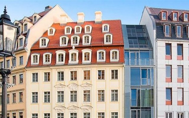 Отель Aparthotel Neumarkt Германия, Дрезден - 1 отзыв об отеле, цены и фото номеров - забронировать отель Aparthotel Neumarkt онлайн вид на фасад