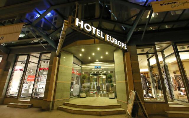 Отель Europe Швейцария, Давос - отзывы, цены и фото номеров - забронировать отель Europe онлайн вид на фасад