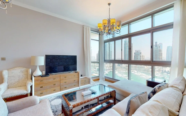 Dubai Marina- Iris Blue 1002