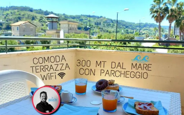 [300 MT DAL MARE] Terrazza, Wifi e Parcheggio