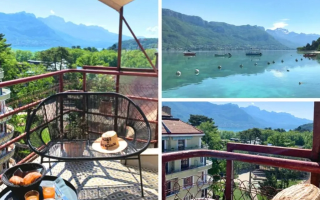 Up there "apartment 200m from the lake terrace lake view