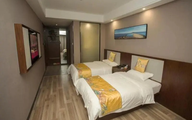 Shell Fuyang South Bus Station Wanda Plaza Hotel