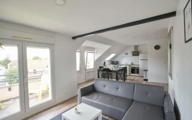 Appart Balcon 10 mins Disneyland 2CHB QuartierChic