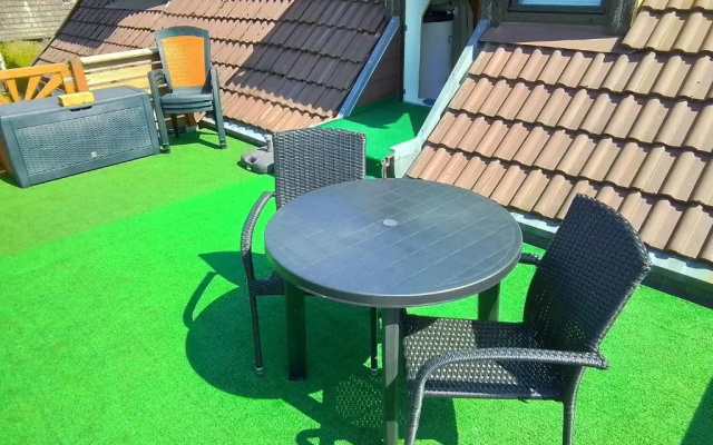 Haus im Wind